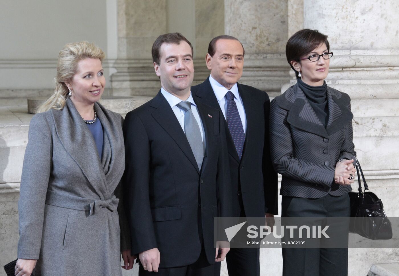 Dmitry Medvedev visits Italy