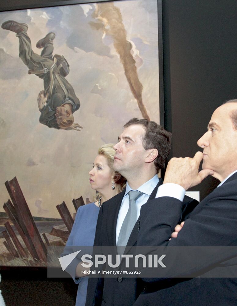 Dmitry Medvedev visits Italy