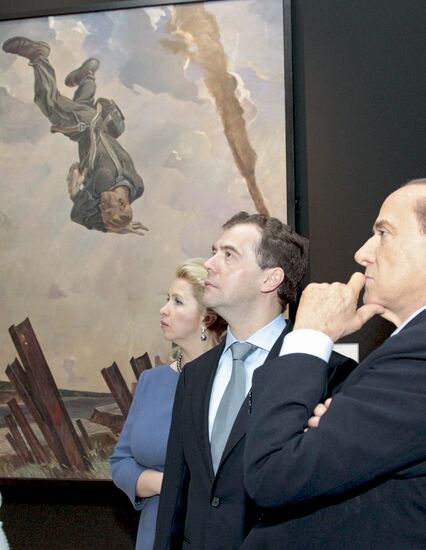 Dmitry Medvedev visits Italy