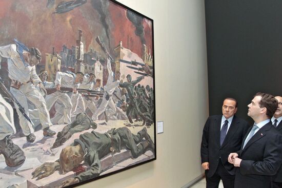 Dmitry Medvedev visits Italy
