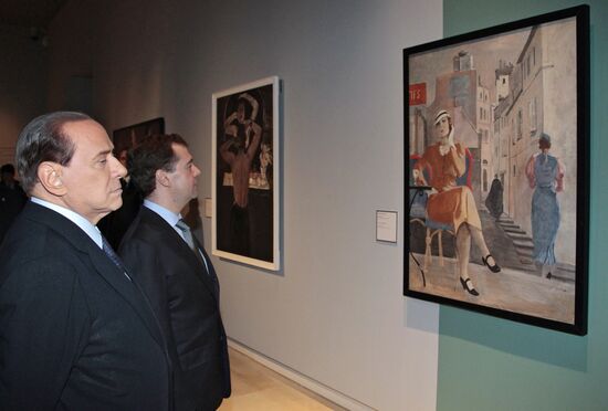 Dmitry Medvedev visits Italy