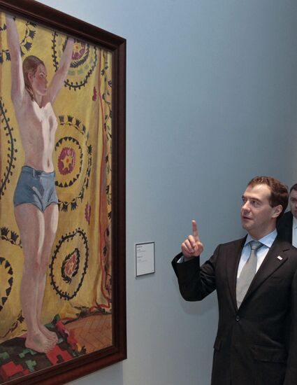 Dmitry Medvedev visits Italy