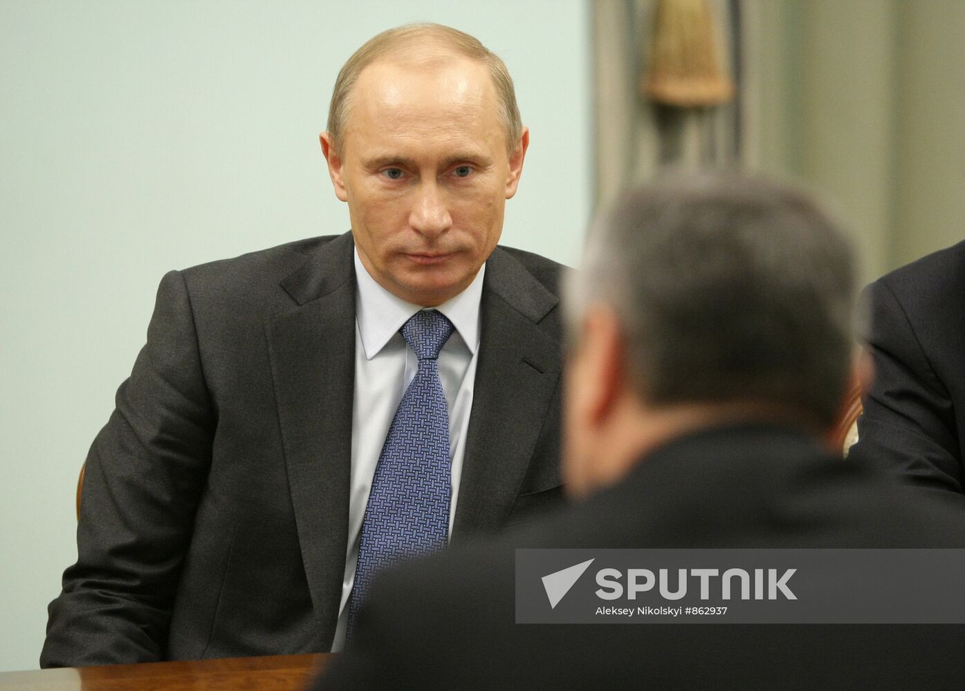 Vladimir Putin meets with Eduard Kokoity