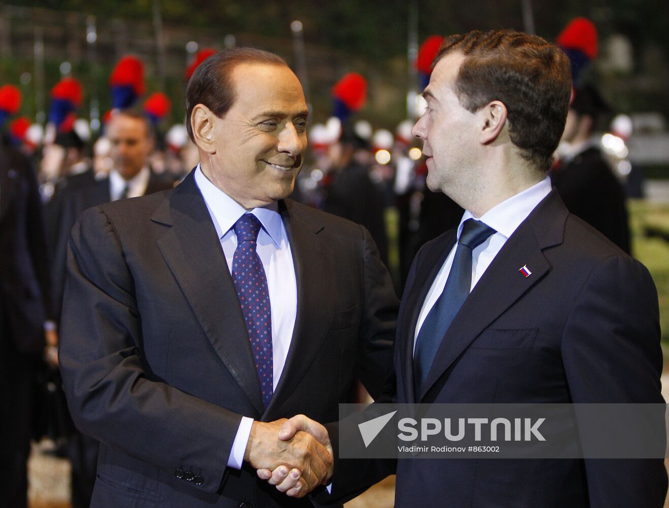 Dmitry Medvedev visits Italy