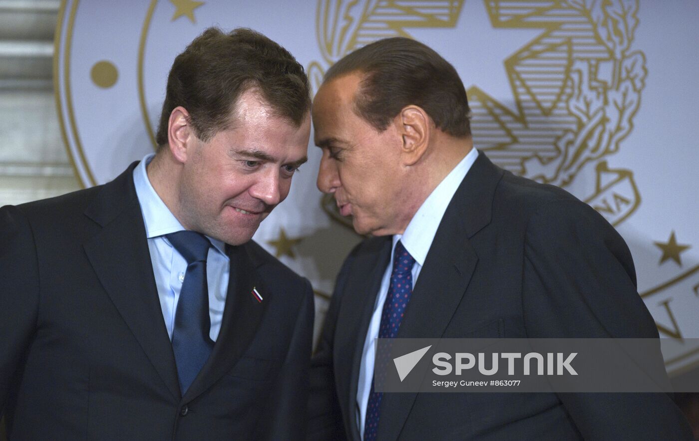 President Medvedev's official visit to Italy