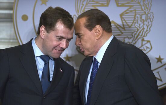 President Medvedev's official visit to Italy