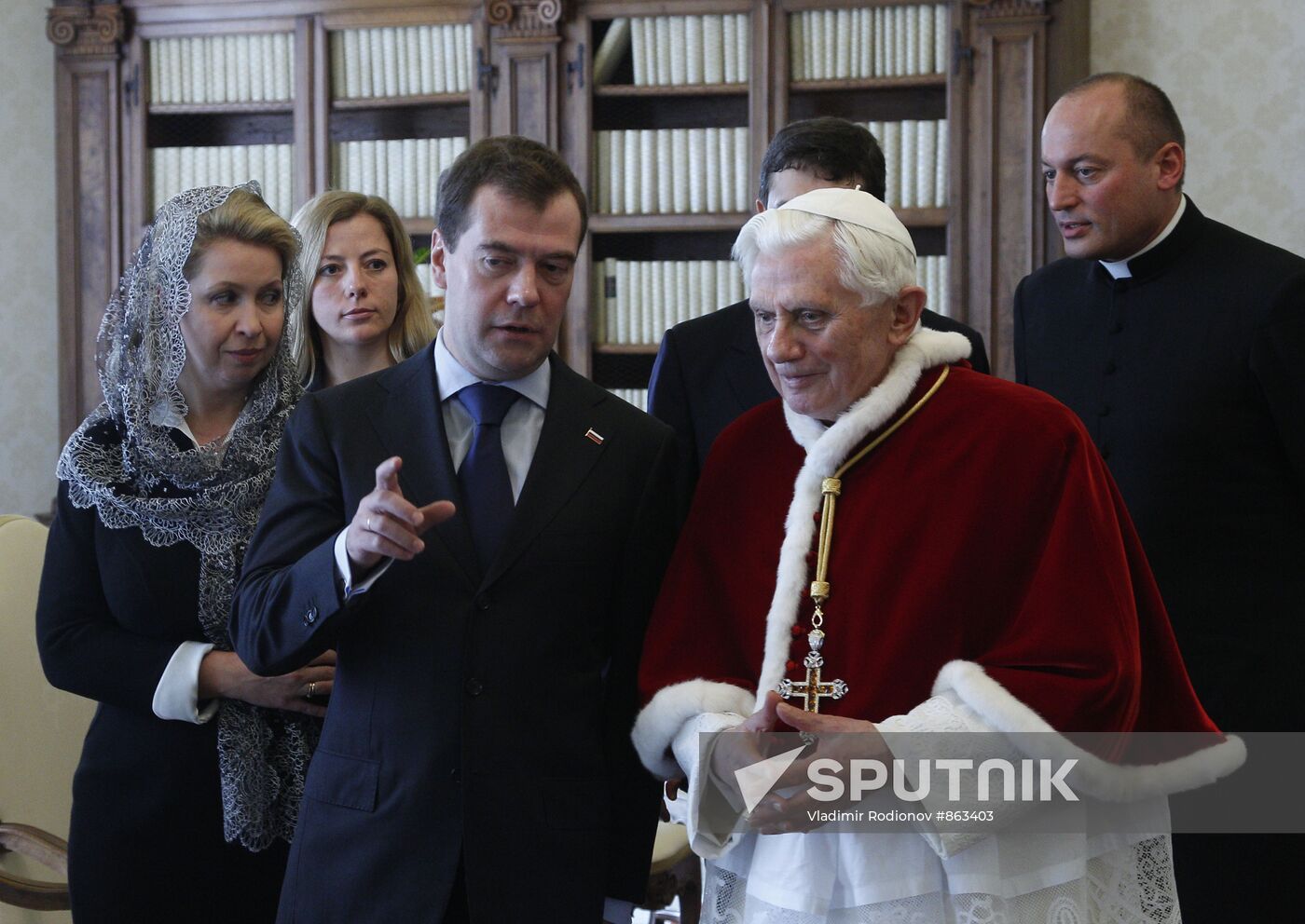 President Medvedev visits Vatican