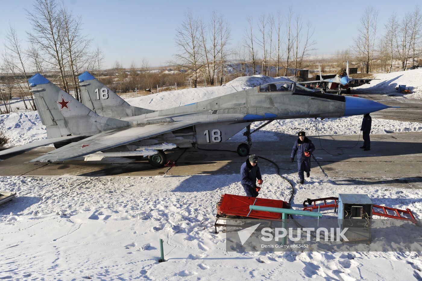 412th Air Base in the Chita region