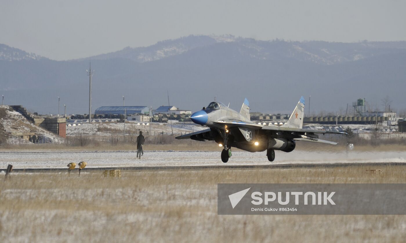 412th Air Base in the Chita region