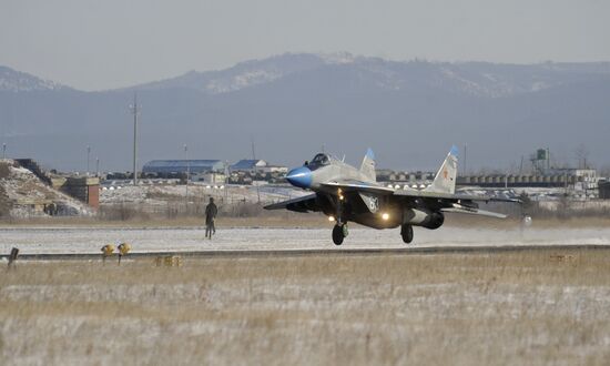 412th Air Base in the Chita region