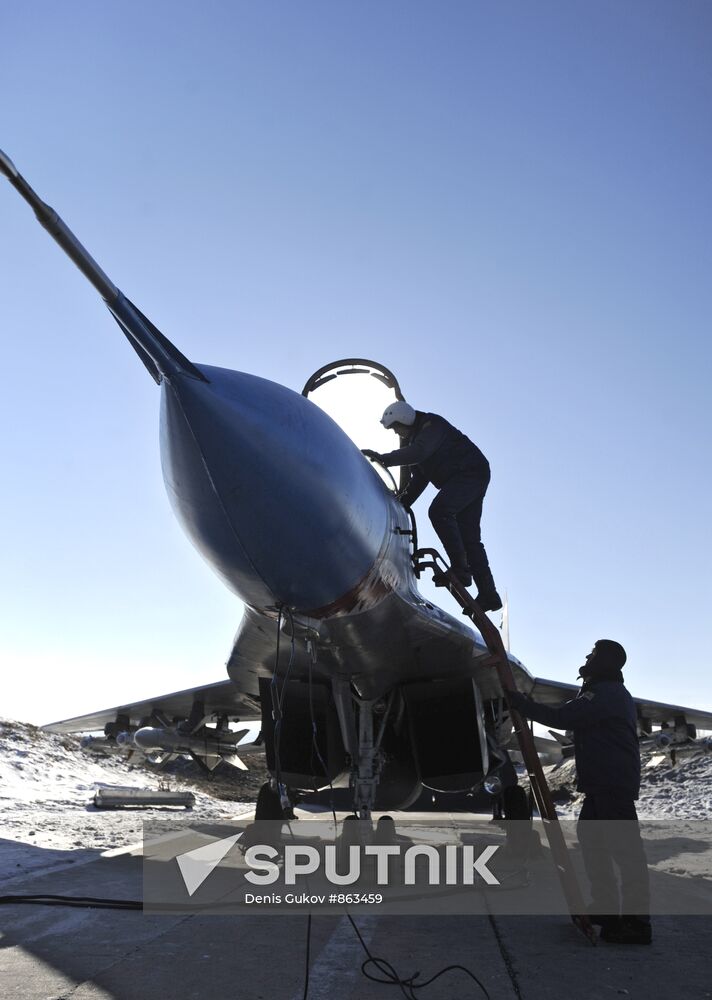 412th Air Base in the Chita region