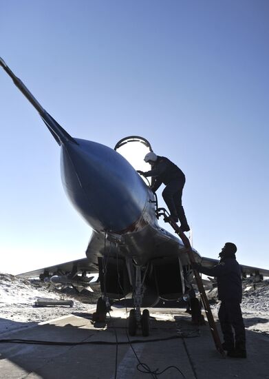 412th Air Base in the Chita region
