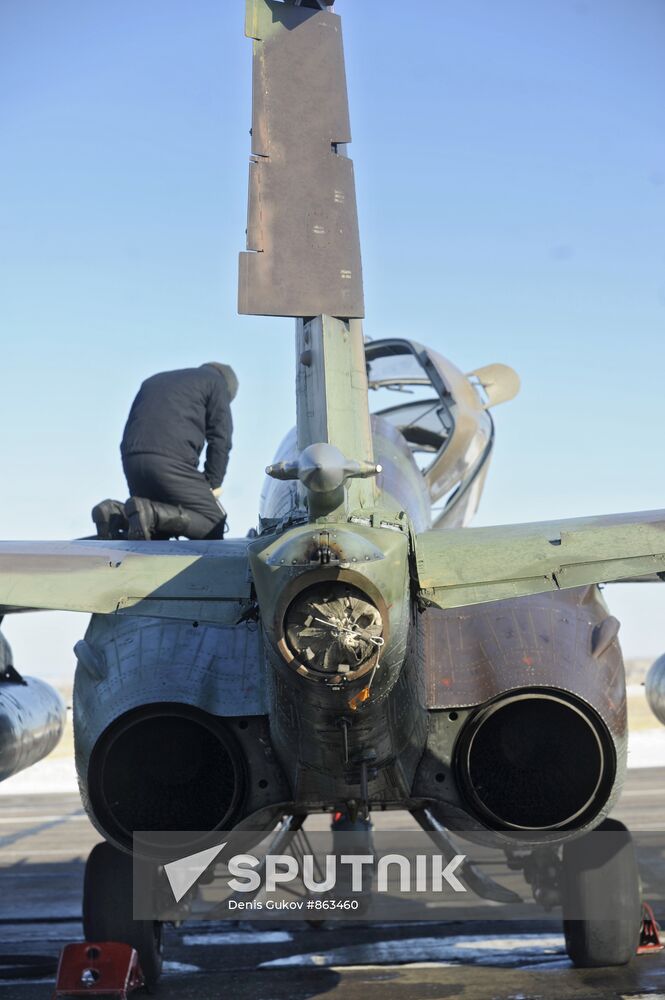 412th Air Base in the Chita region