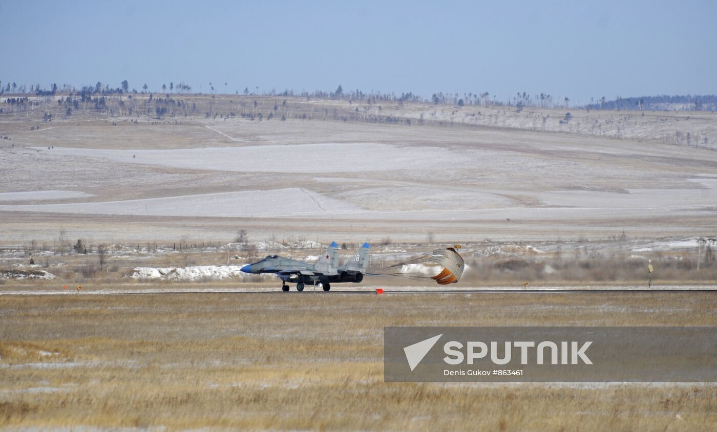 412th Air Base in the Chita region