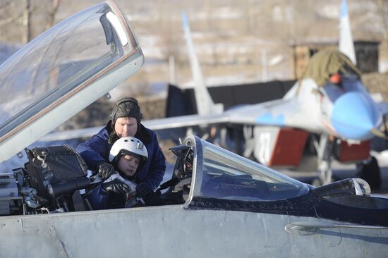 412th Air Base in the Chita region