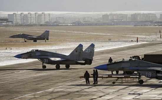 412th Air Base on combat duty in the Chita region