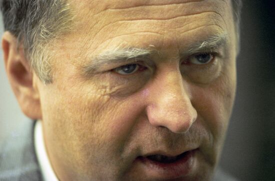 Leader of the "Zhirinovsky Bloc" V. Zhirinovsky
