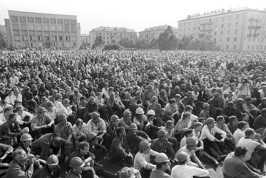 Miners' rally