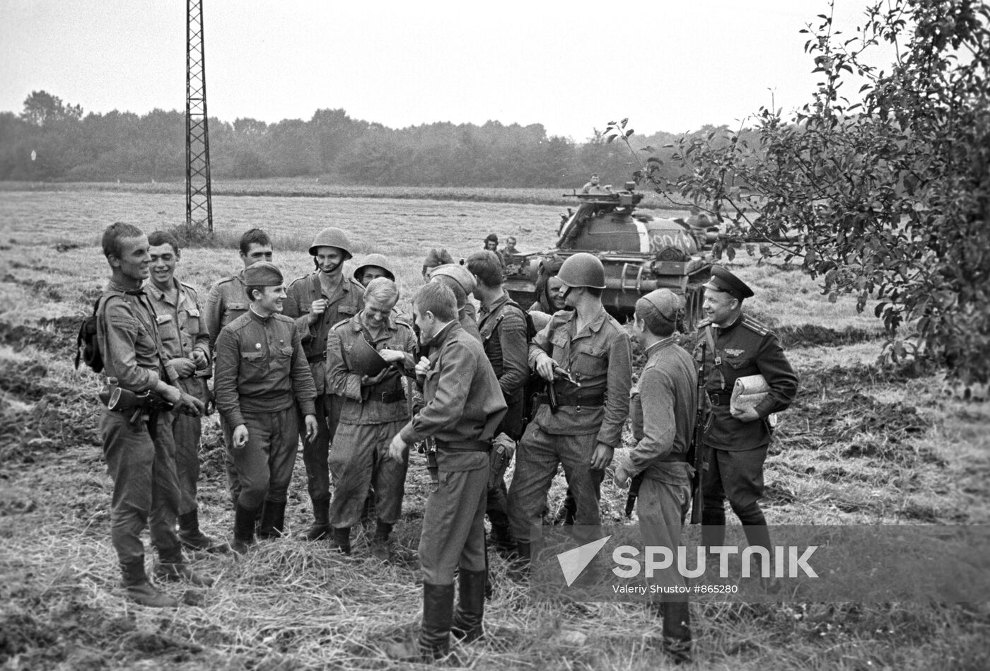 Entry of troops in Czechoslovakia