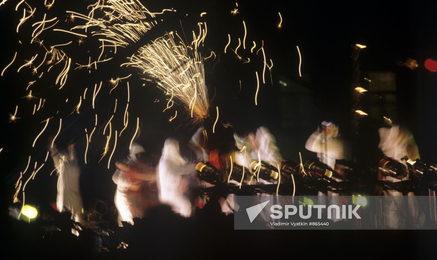 Night performance "Demons"