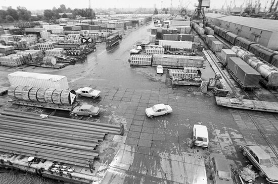 Riga sea port