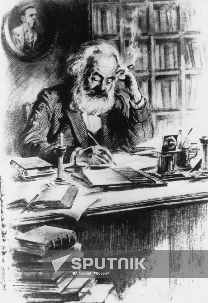 Portrait of Karl Marx