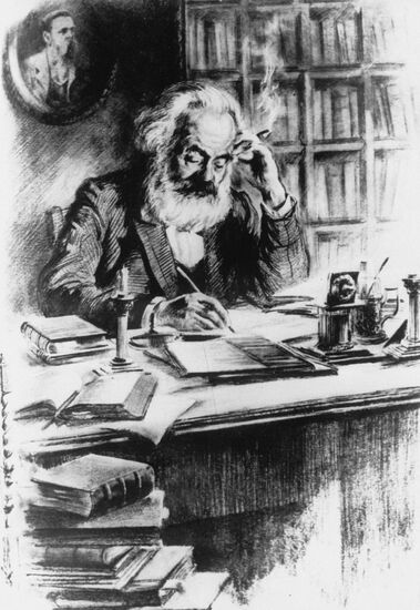 Portrait of Karl Marx