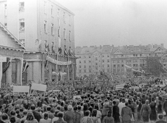 Manifestation in Warsaw