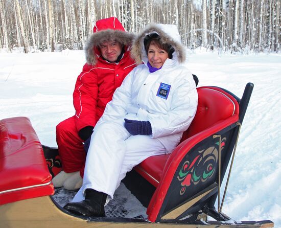 Valentin Yumashev and Tatyana Dyachenko