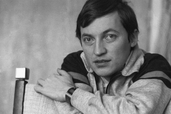 Former world chess champion Anatoly Karpov