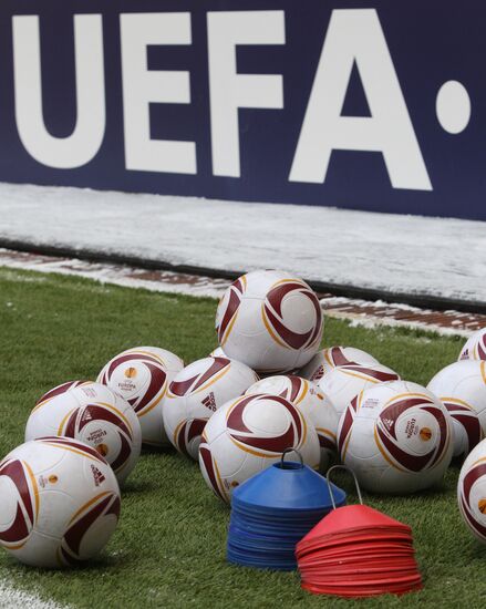 Football. CSKA holds open training session