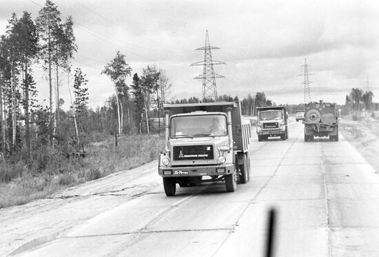 A road near Samotlor