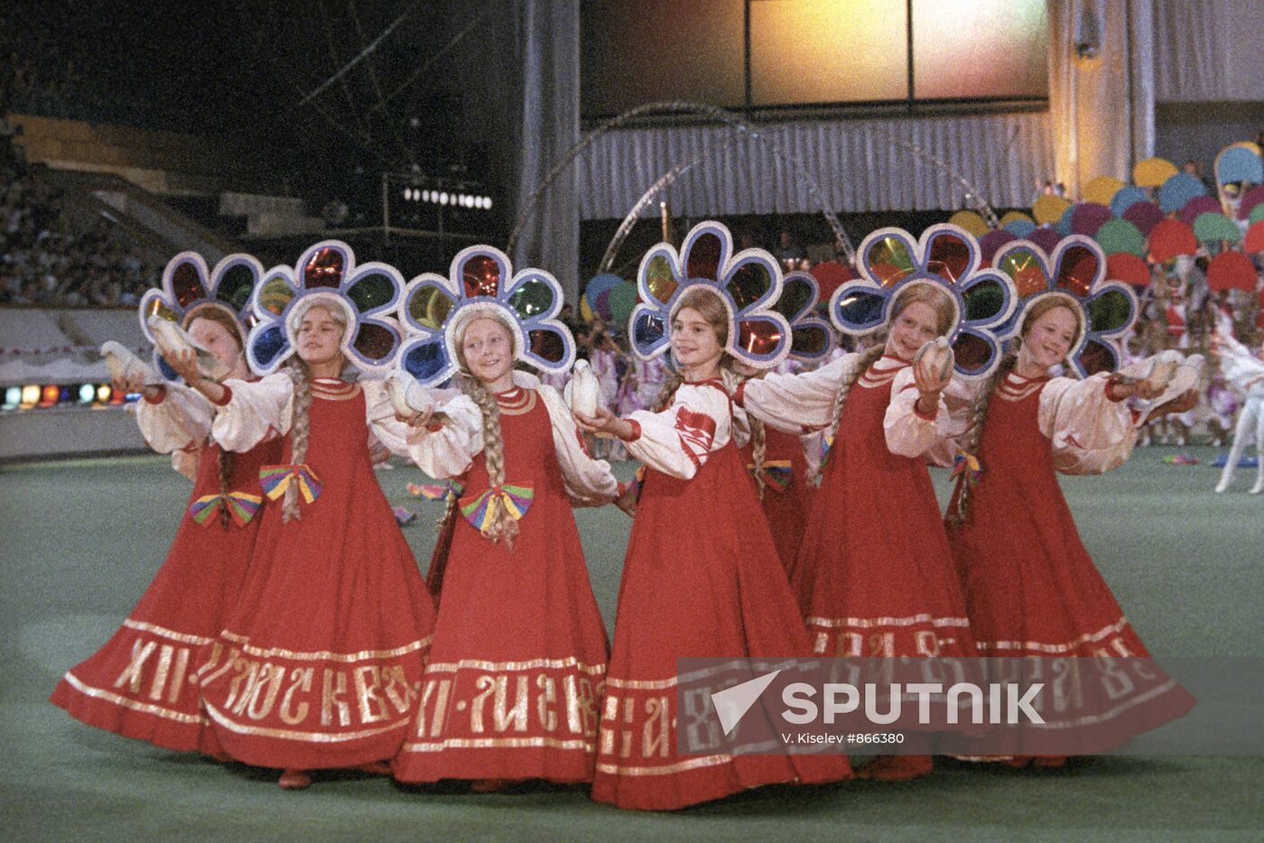 A concert by the Soviet delegation