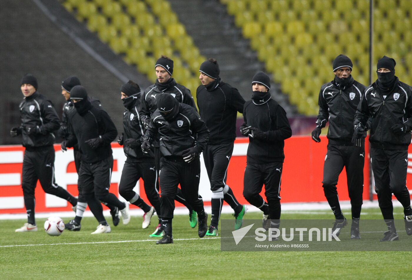 Football. Opening of FC PAOK training
