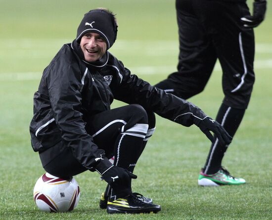 Football. Opening of FC PAOK training