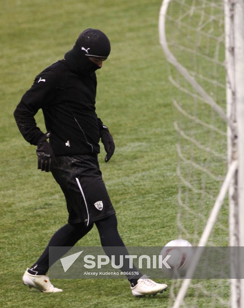 Football. Opening of FC PAOK training