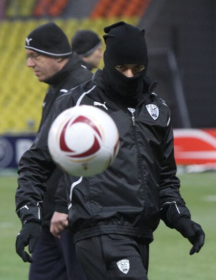 Football. Opening of FC PAOK training