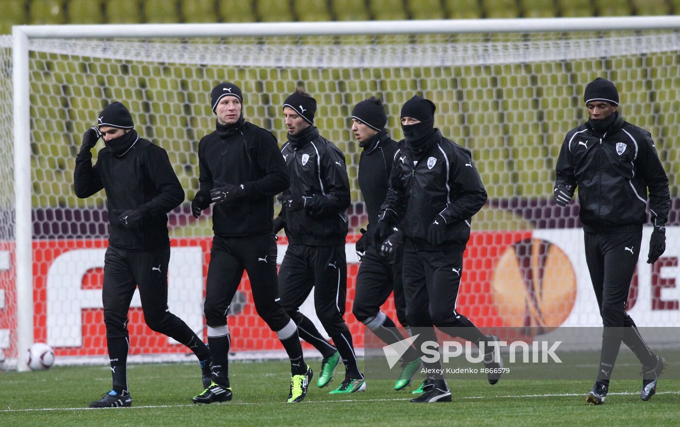 Football. Opening of FC PAOK training