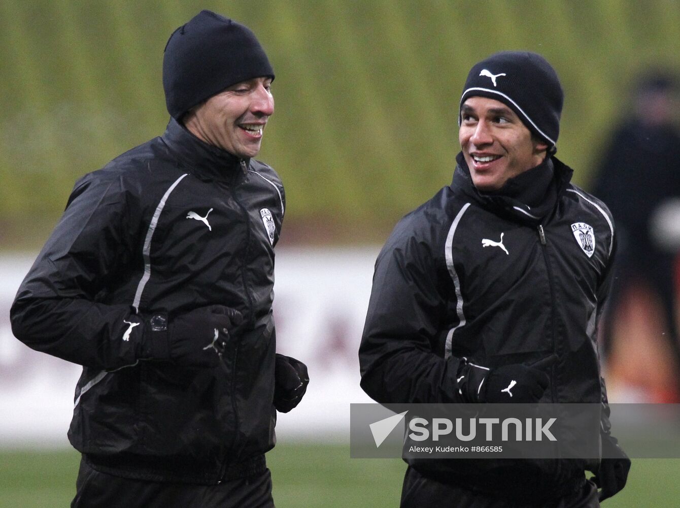 Football. Opening of FC PAOK training