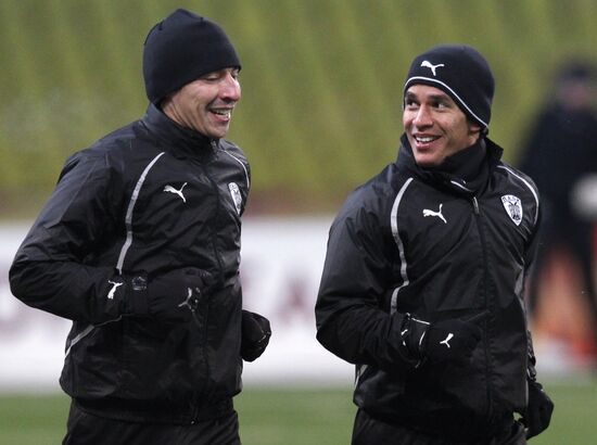 Football. Opening of FC PAOK training