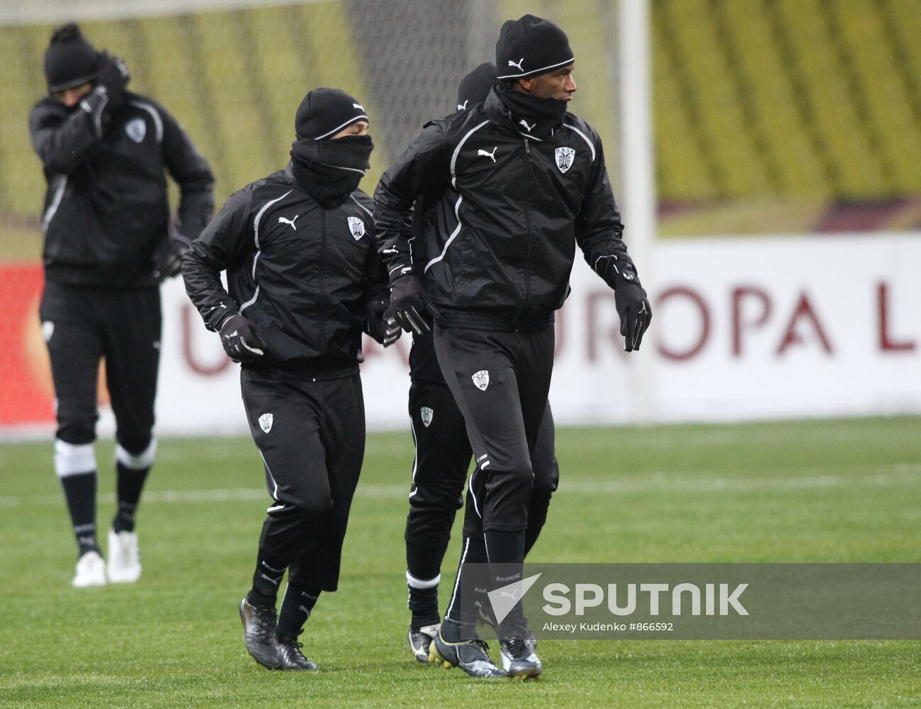 Football. Opening of FC PAOK training