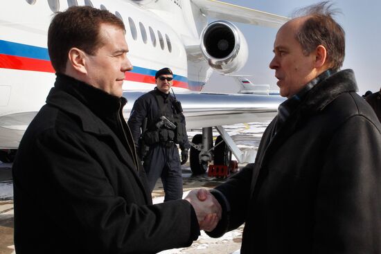 Working visit of Dmitry Medvedev to Vladikavkaz