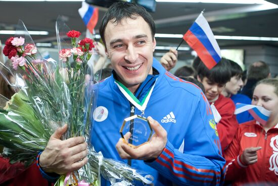 Meeting bobber Alexei Voyevoda in Sochi