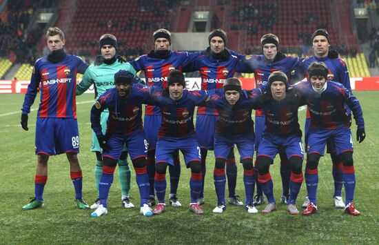Football. UEFA Europa League. CSKA vs. PAOK