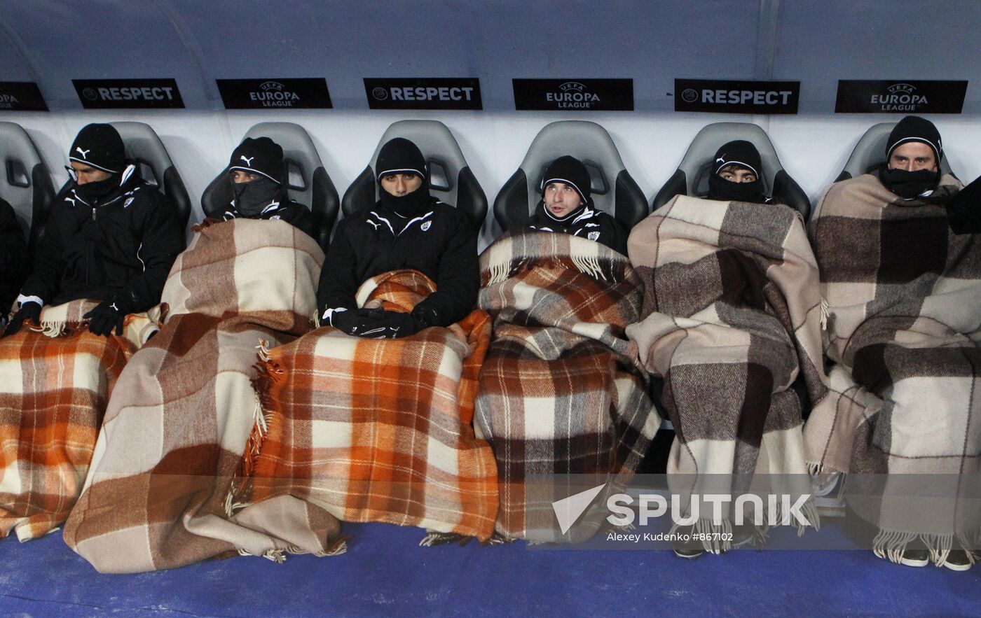 Football. UEFA Europa League. CSKA vs. PAOK