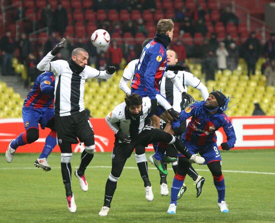 Football. UEFA Europa League. CSKA vs. PAOK