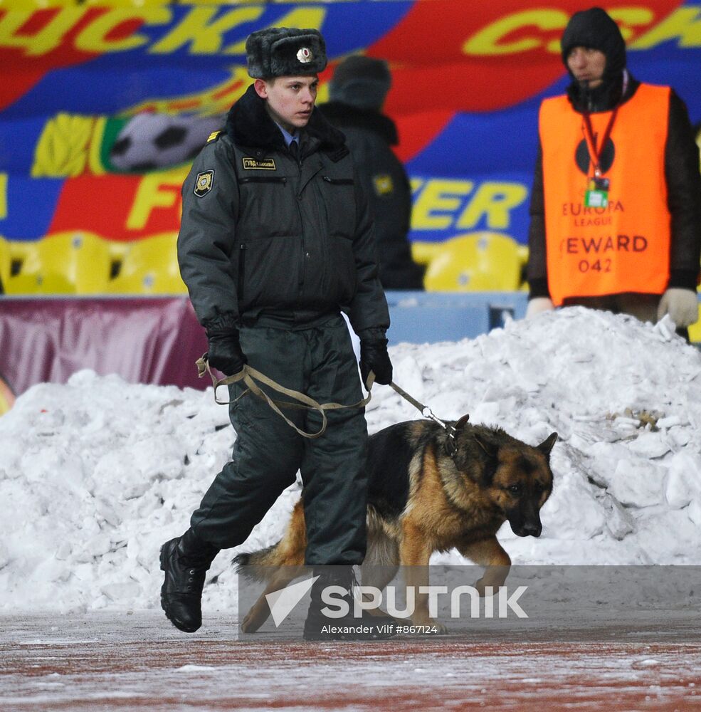 Football. UEFA Europa League. CSKA vs. PAOK