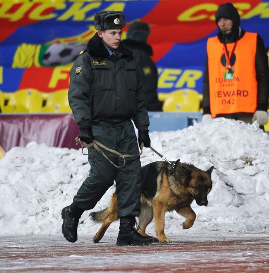 Football. UEFA Europa League. CSKA vs. PAOK