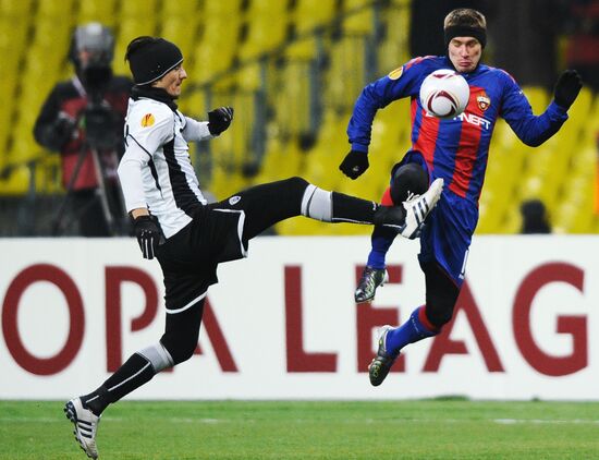 Football. UEFA Europa League. CSKA vs. PAOK