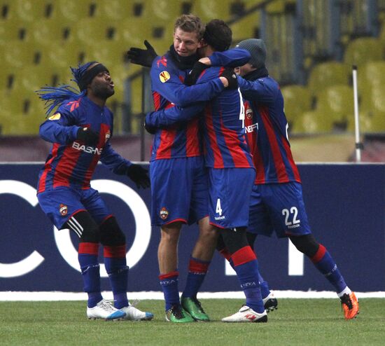Football. UEFA Europa League. CSKA vs. PAOK